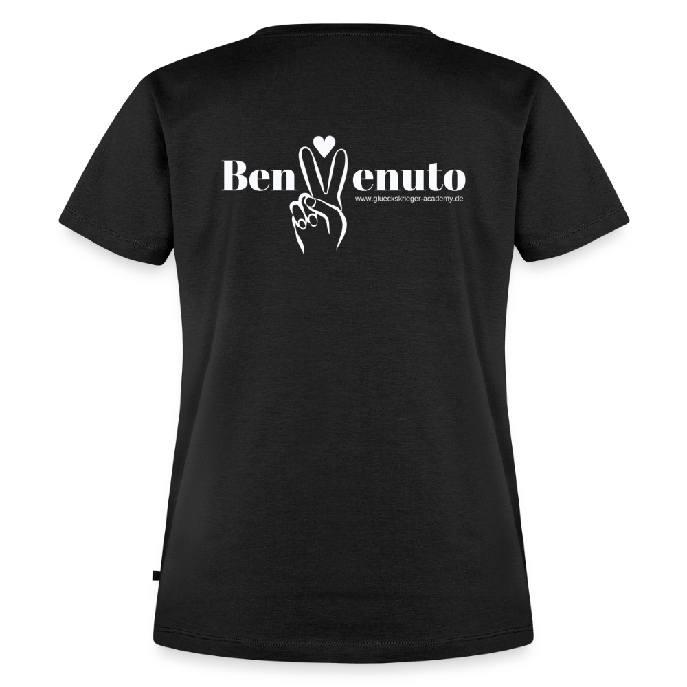 Damen Shirt 2- Benvenuto - black