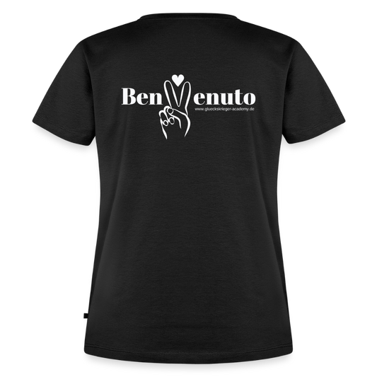 Damen Shirt 2- Benvenuto - black