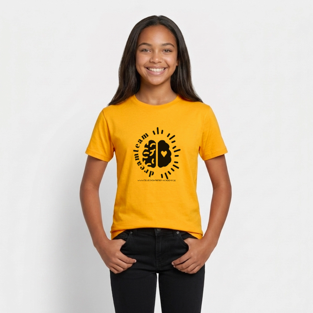 T-Shirt für Teens- dreamteam - gold