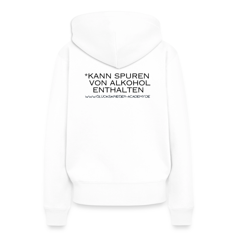 Damen Hoodies – Spuren - white