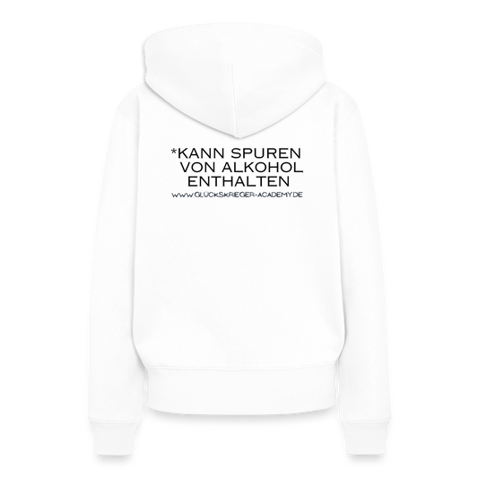 Damen Hoodies – Spuren - white