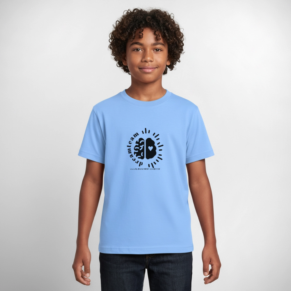 t-Shirt für Teens- Dreamteam - sky blue