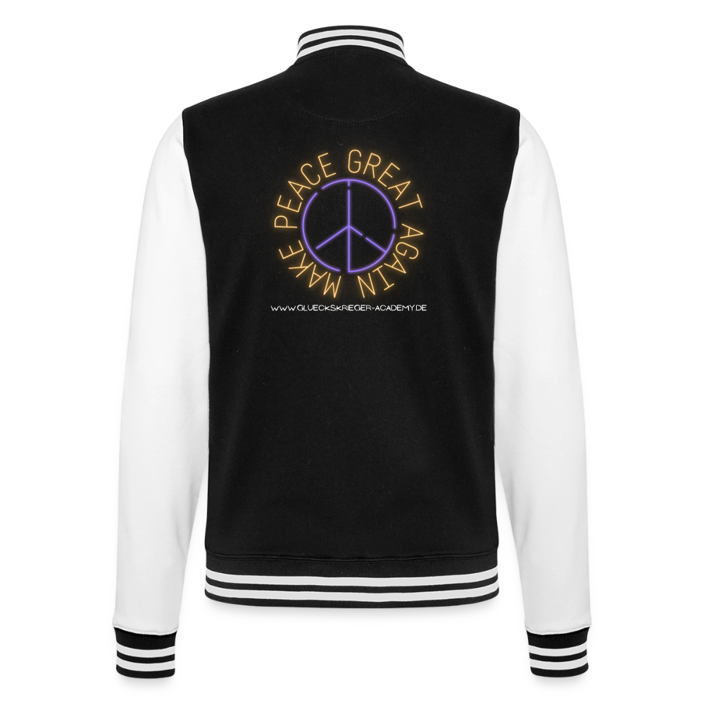 College Jacke – Peace - black/white