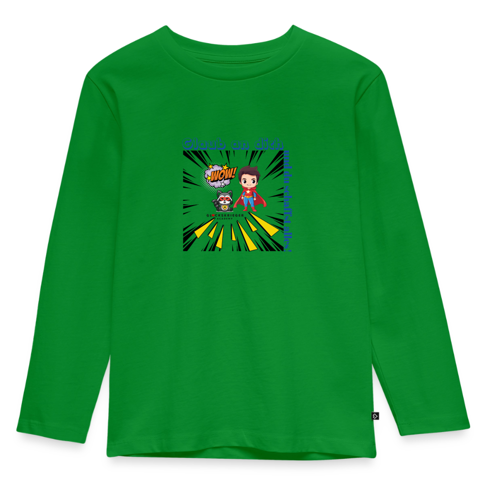 Langarmshirt für kleine Glückskrieger - green