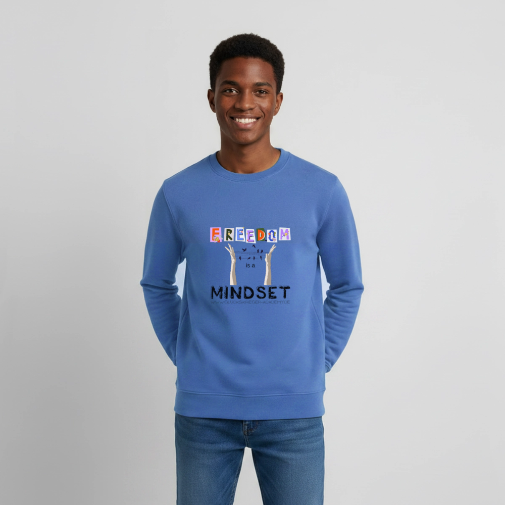 Glückskrieger Teens Pullover – Freedom - carolina blue