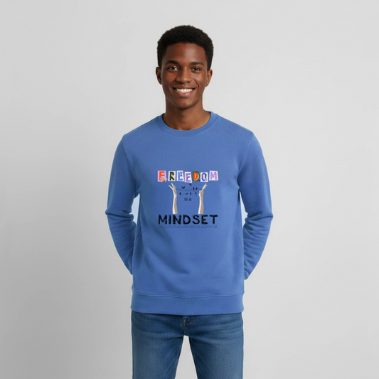 Glückskrieger Teens Pullover – Freedom - carolina blue