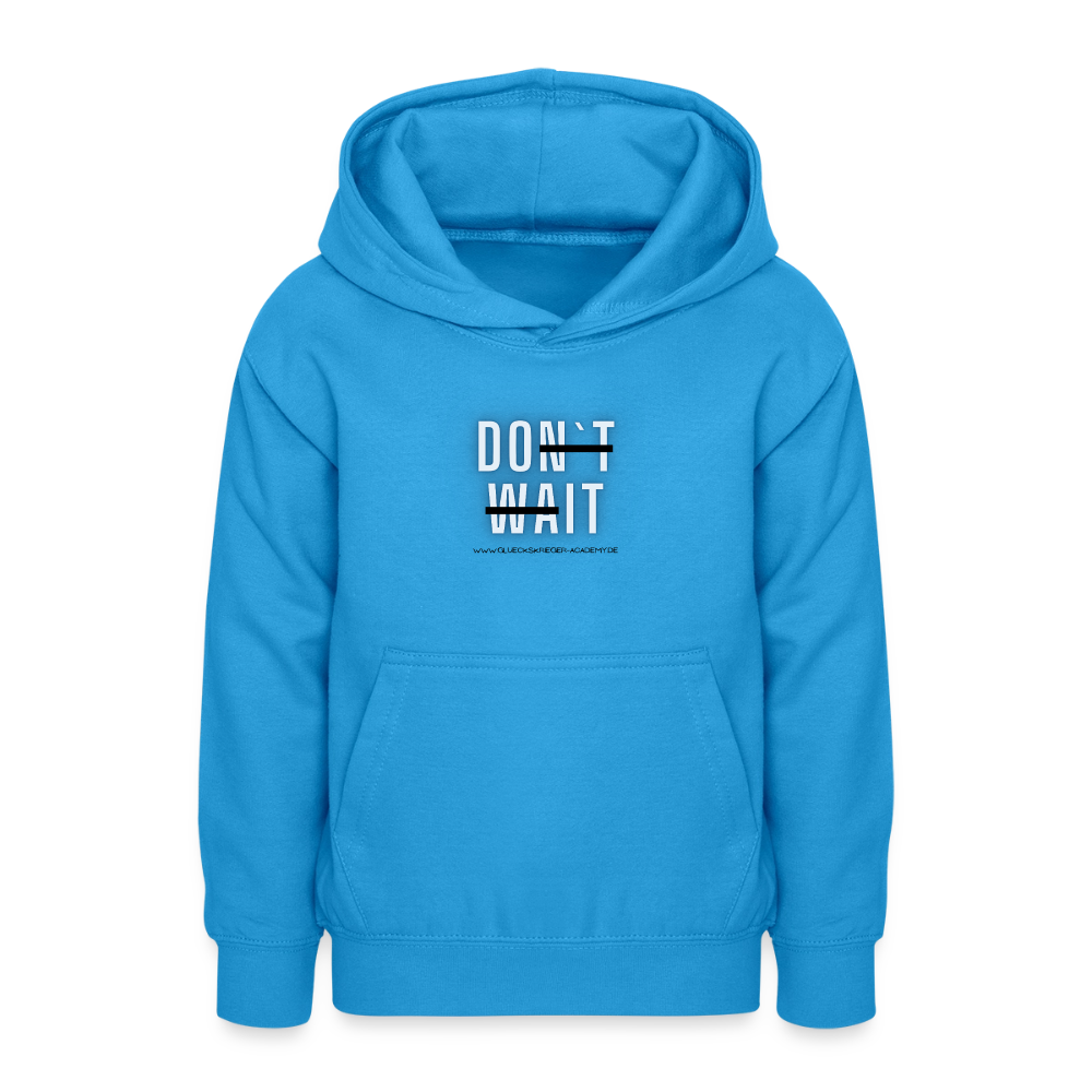 Glückskrieger Hoodie  für Teens– Do it - sea blue