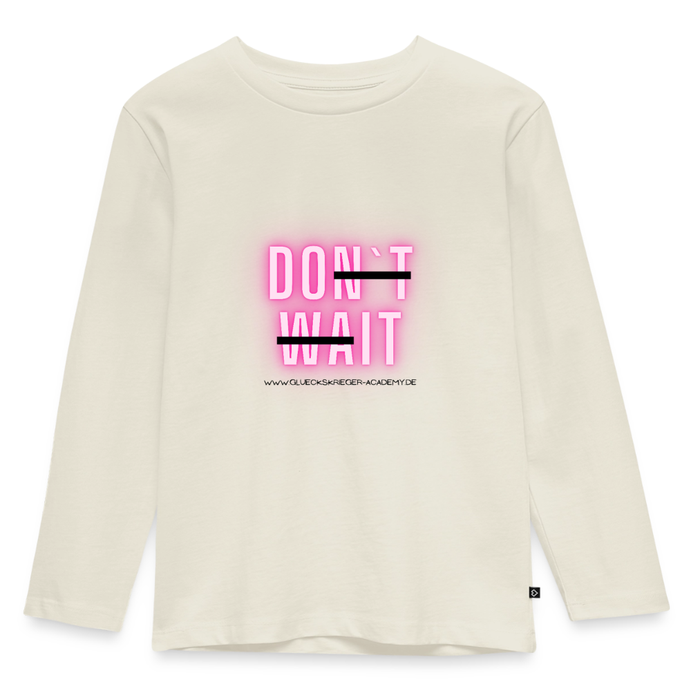 Langarmshirt für kleine Glückskrieger-Do it - off white