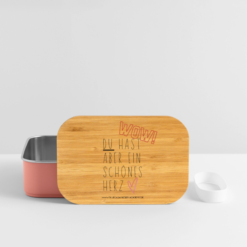 Kinder Lunchbox – Herz - light pink
