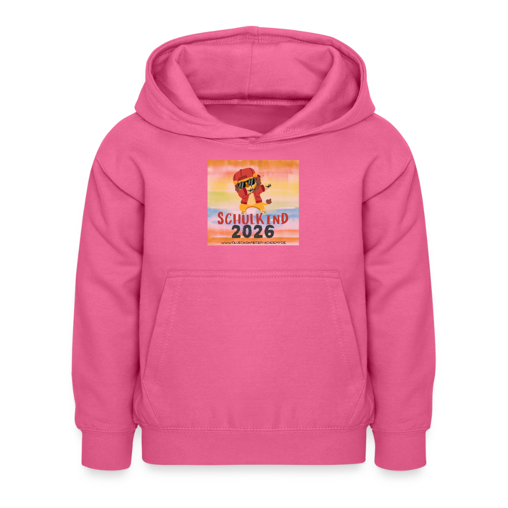 Glückskrieger Hoodie – Schulkind 2026 - pink