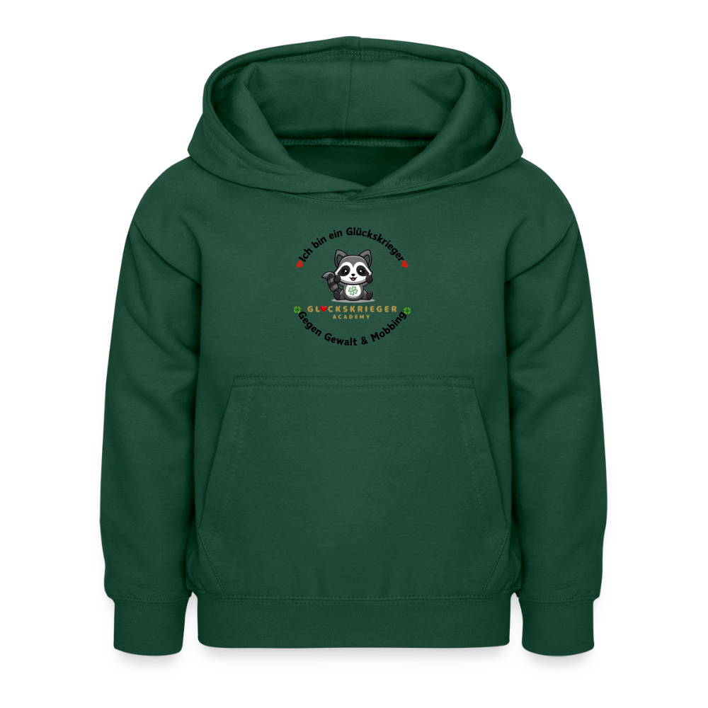 Glückskrieger Hoodie – Stark & Mutig - bottle green