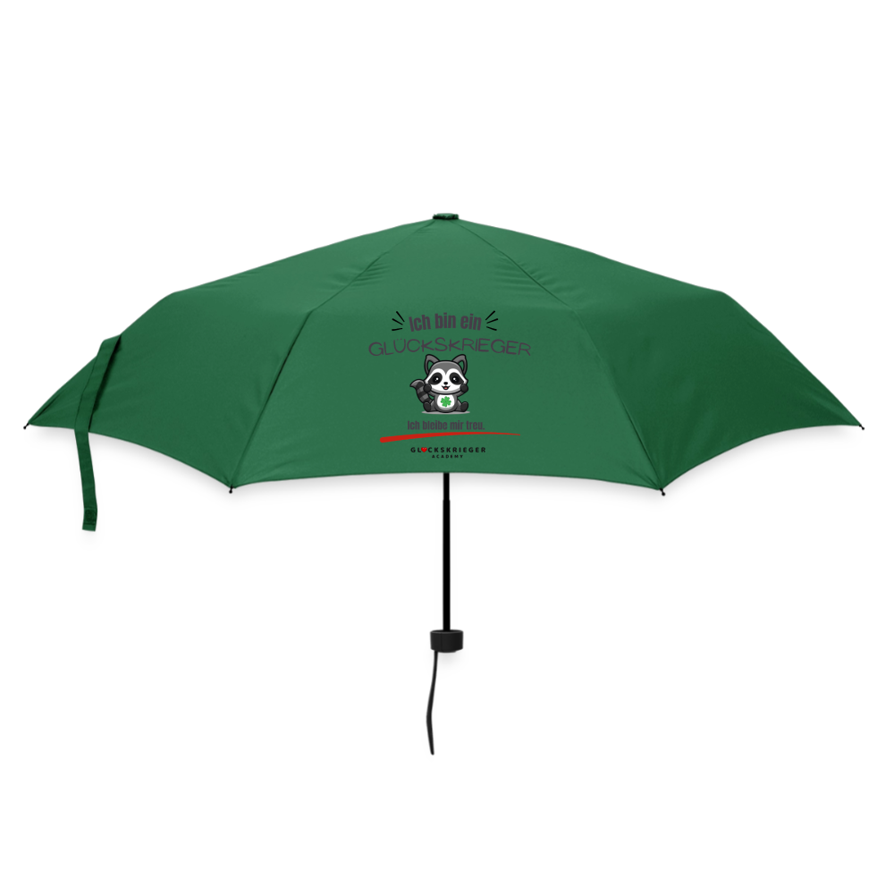 Glückskrieger Regenschirm – Stark durch jedes Wetter - bottlegreen