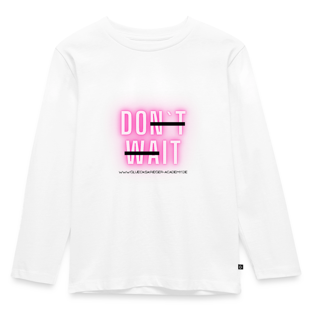 Langarmshirt für kleine Glückskrieger-Do it - white