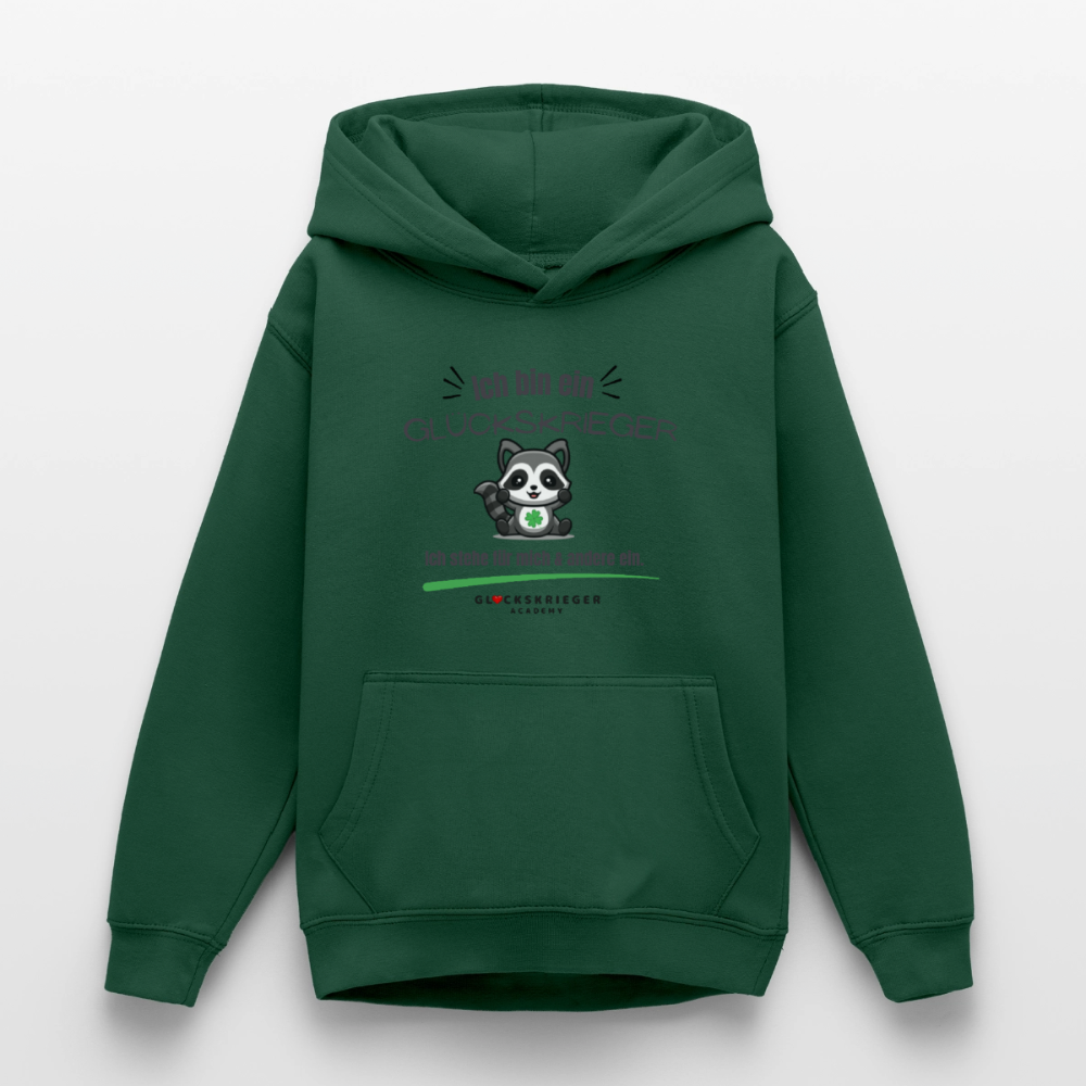 Glückskrieger Hoodie für Teens – Ich bin... - bottle green