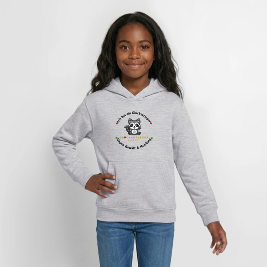 Teen Glückskrieger Hoodie – Wärme & Stärke für jeden Tag - light heather grey