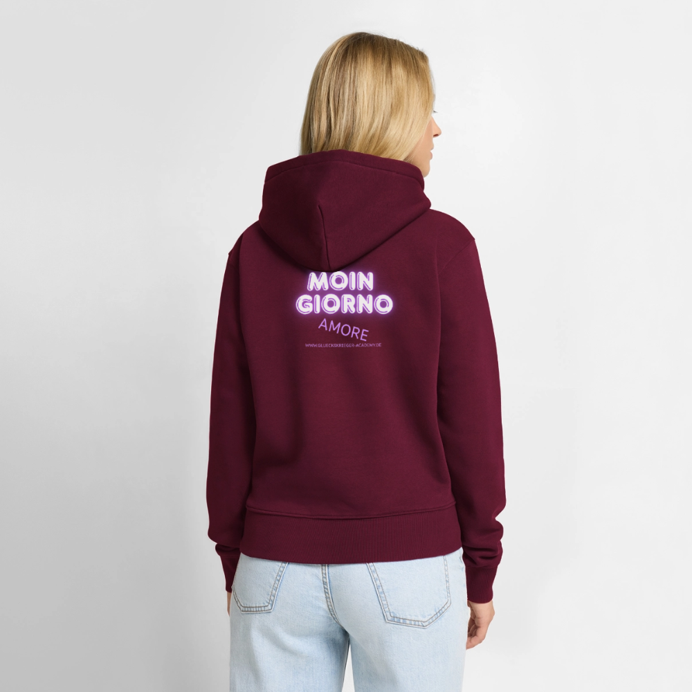 Damen Hoodies – Moin - burgundy