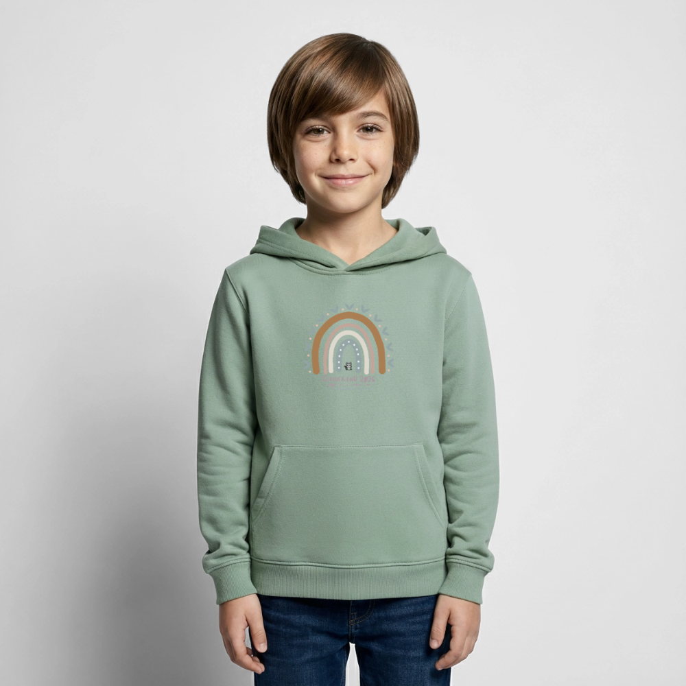 Glückskrieger Hoodie – Schulkind 2026 - steel green