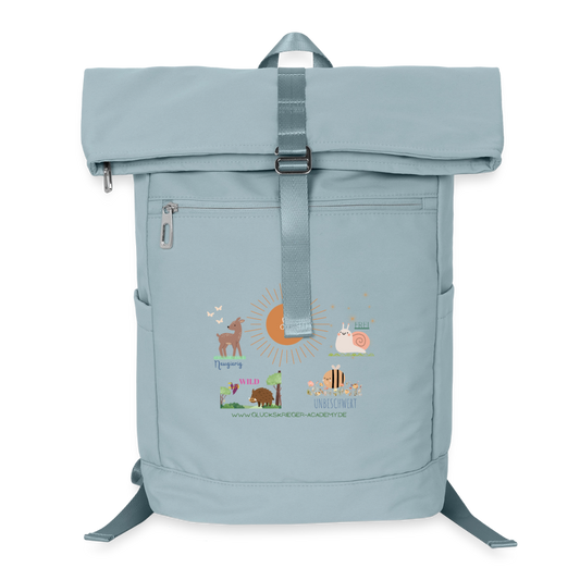 Glückskrieger Premium Rucksack - ice blue