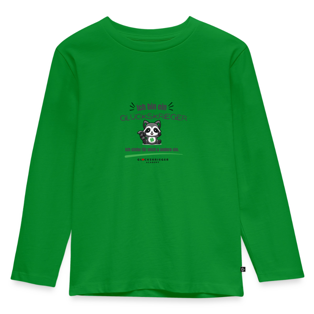 Langarmshirt für kleine Glückskrieger - green