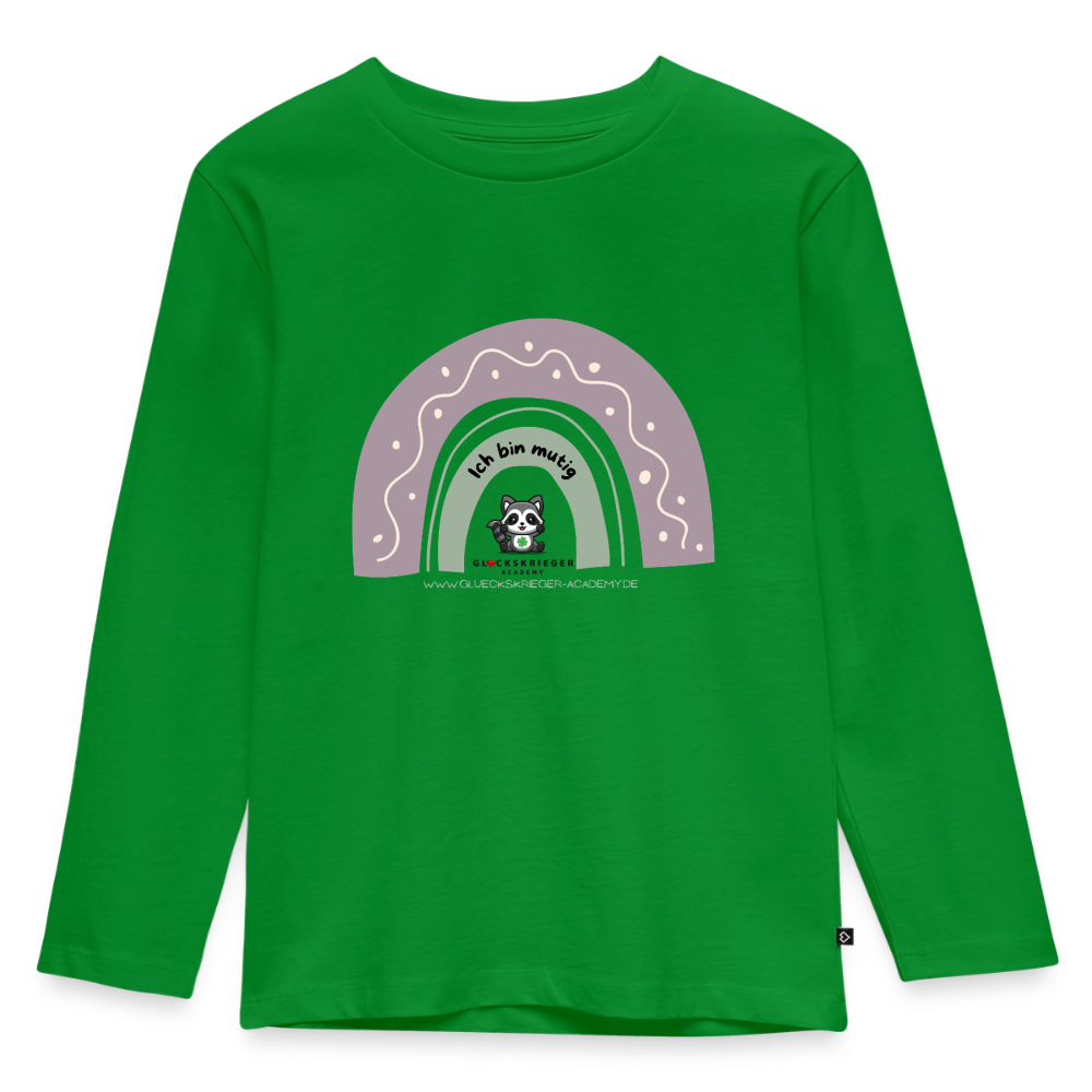Langarmshirt für kleine Glückskrieger - green