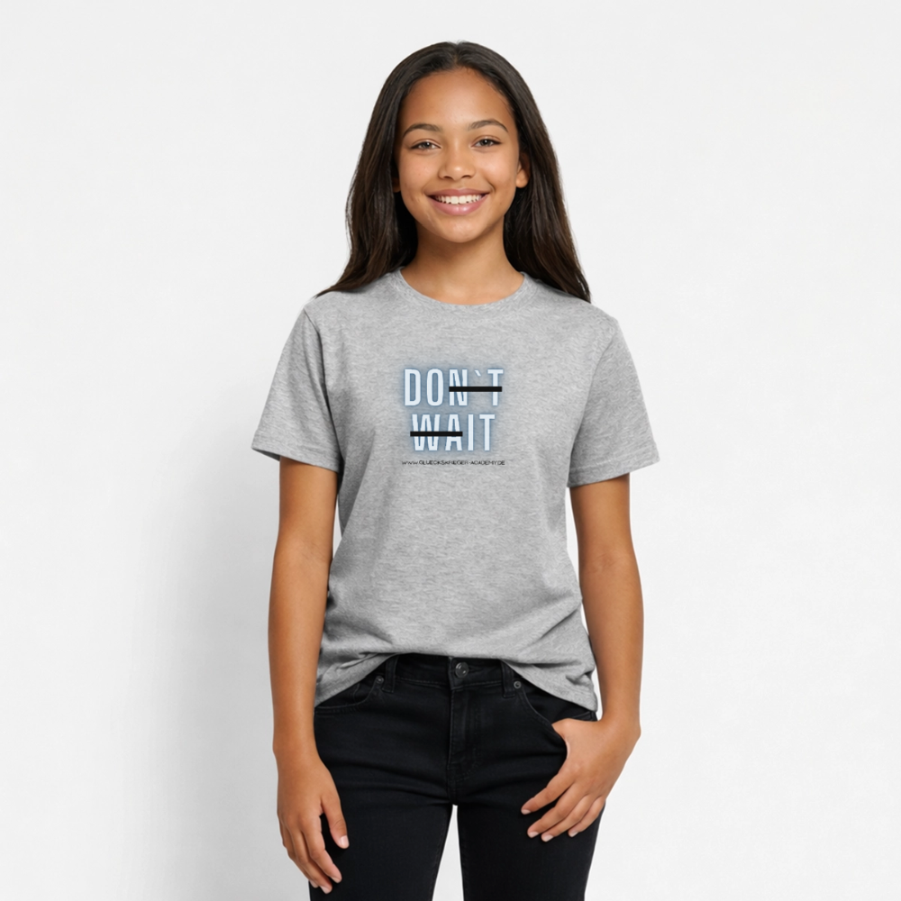 T-Shirt für Teens- Do It - heather grey