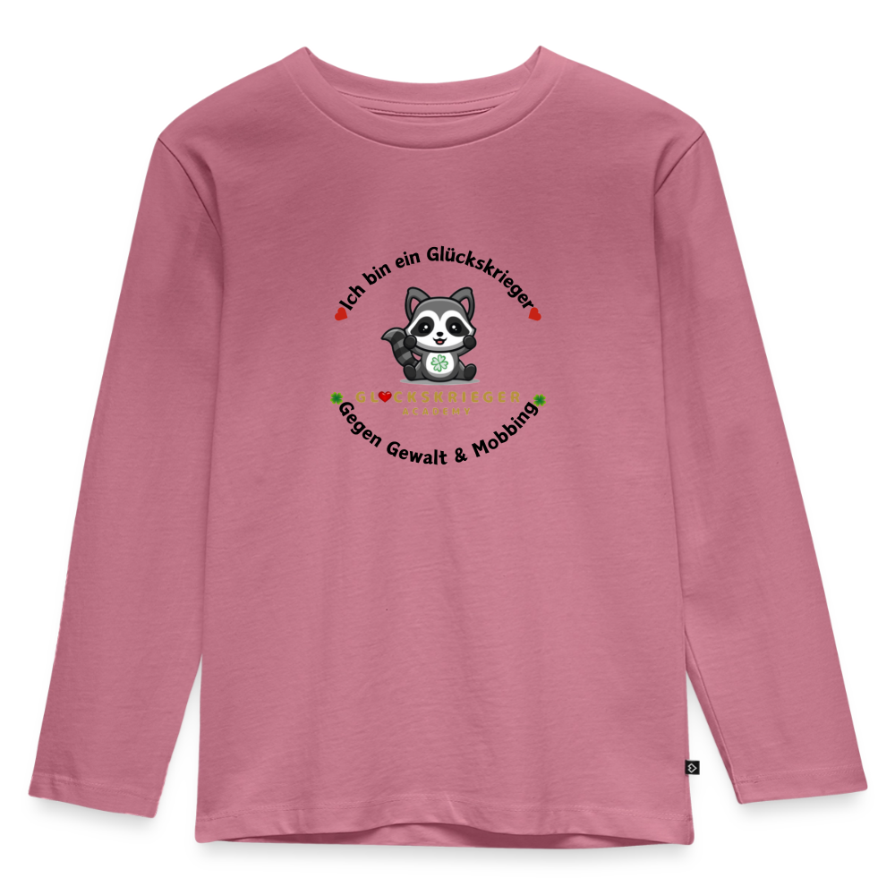 Langarmshirt für kleine Glückskrieger - mauve