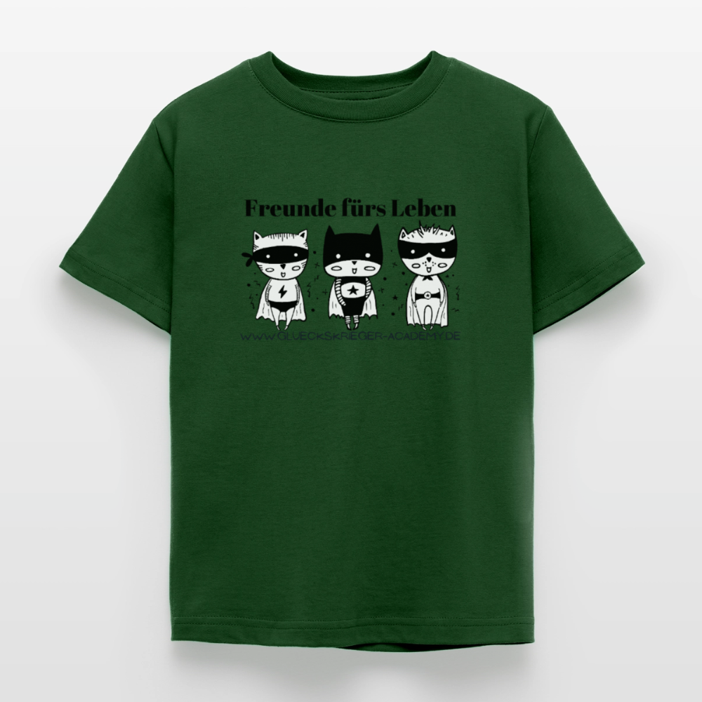 Kinder Shirt - Freunde fürs Leben - forest green