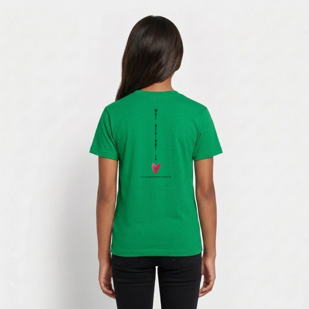 T-Shirt für Teens- Mut - kelly green