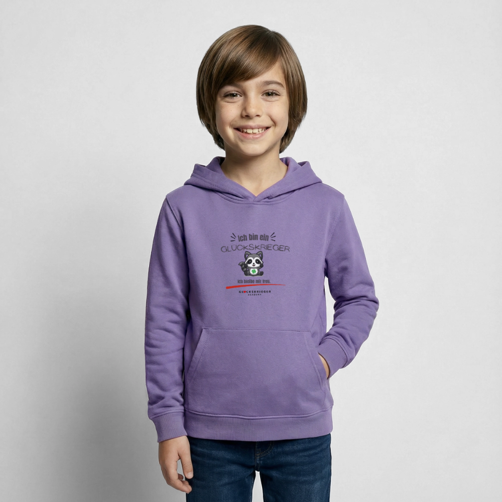 Glückskrieger Hoodie – Stark & Mutig - lavender