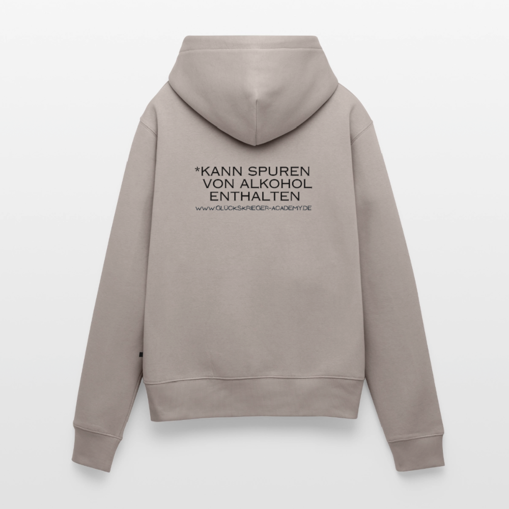 Damen Hoodies – Spuren - taupe