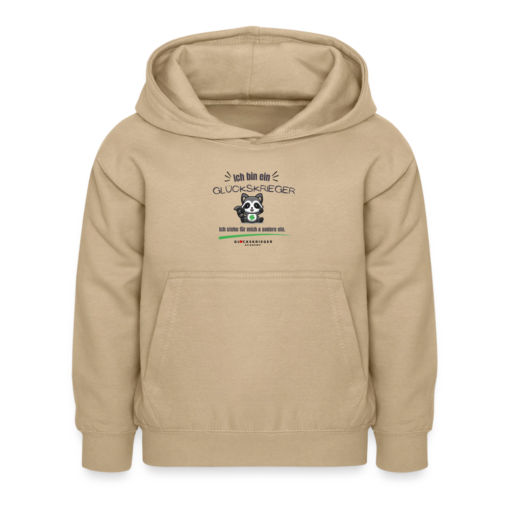 Glückskrieger Hoodie – Schulkind 2026 - sand