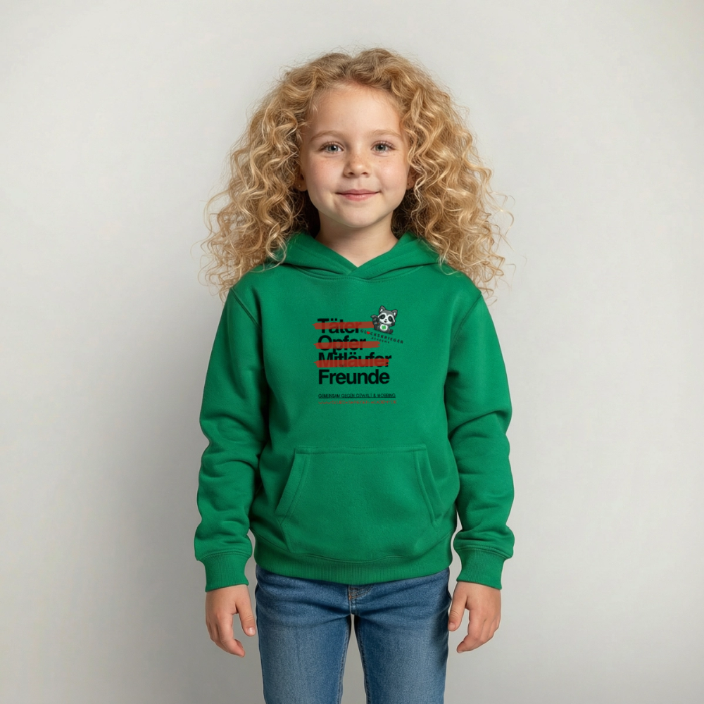 Glückskrieger Hoodie – Freunde - kelly green