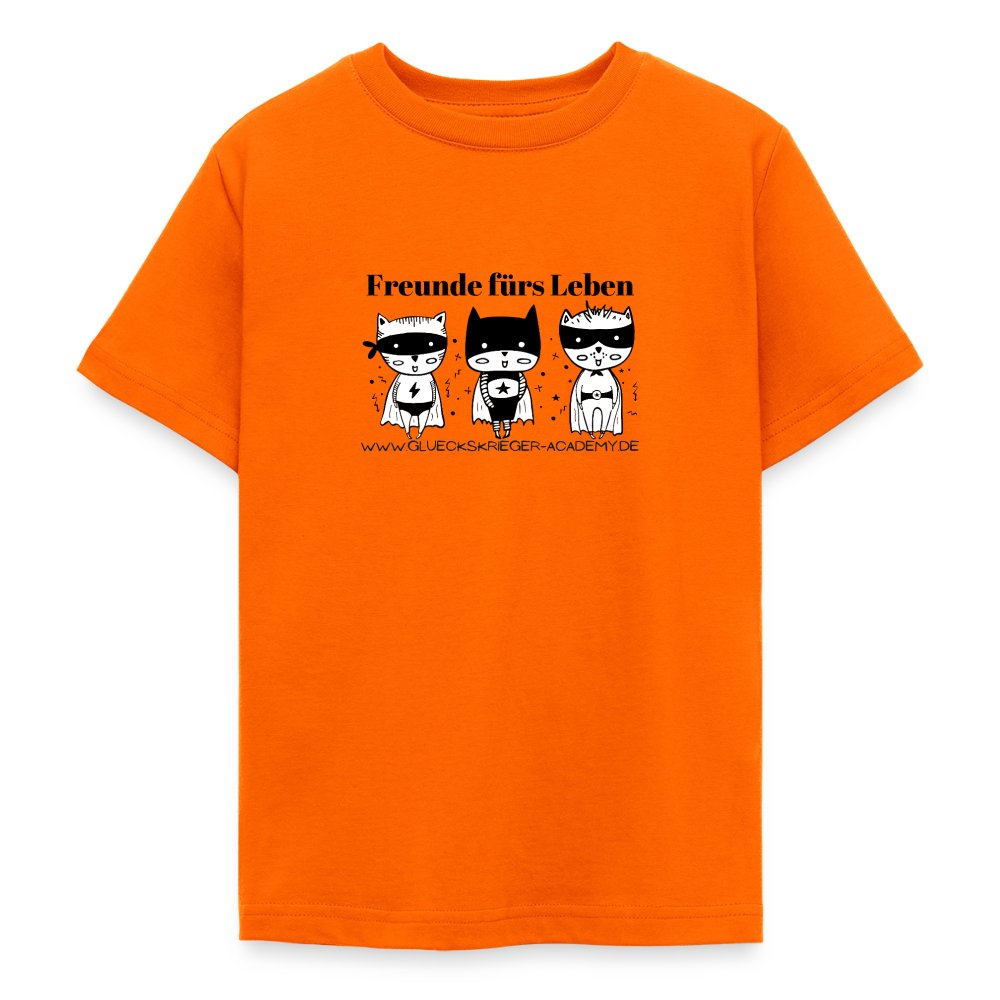 T-Shirt für Kids- Freunde fürs Leben - orange