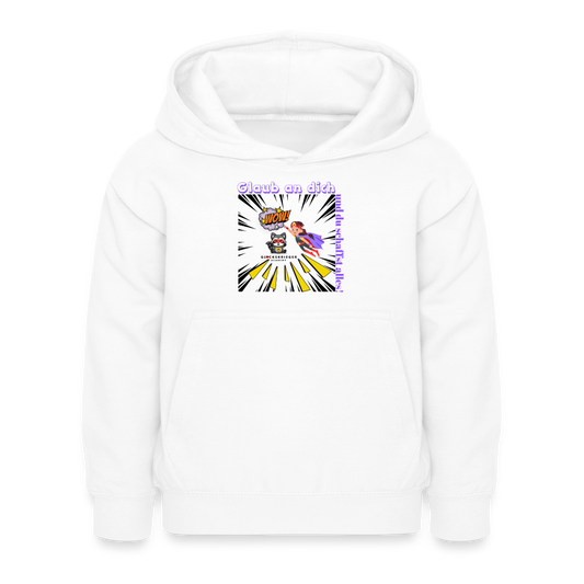 Glückskrieger Hoodie – Stark & Mutig - white