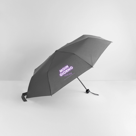 Glückskrieger Regenschirm – Stark durch jedes Wetter-Moin - grey