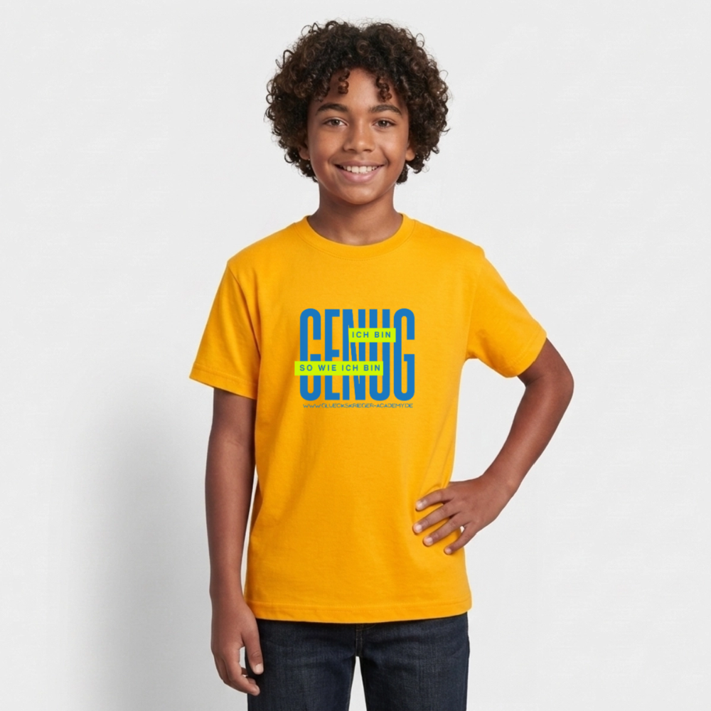 T-Shirt für Teens- Genug - gold