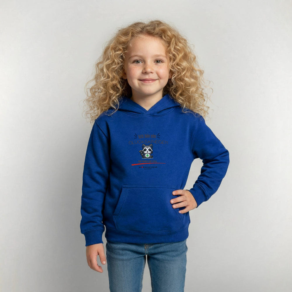 Glückskrieger Hoodie – Stark & Mutig - bright royal