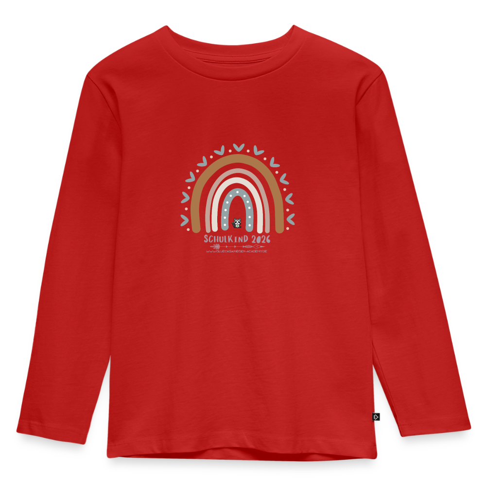 Langarmshirt für kleine Glückskrieger - red