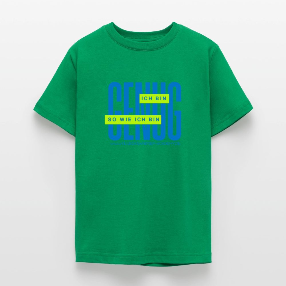 T-Shirt für Teens- Genug - kelly green