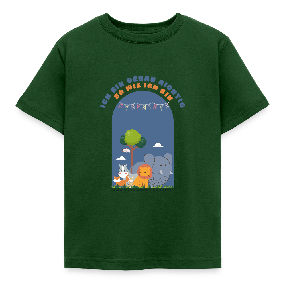Kinder Shirt - Ich bin... - forest green