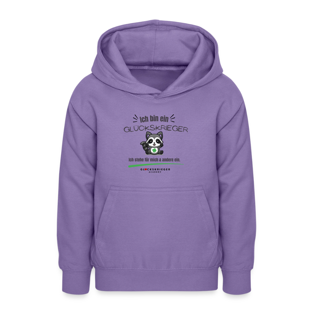 Glückskrieger Hoodie für Teens – Ich bin... - lavender