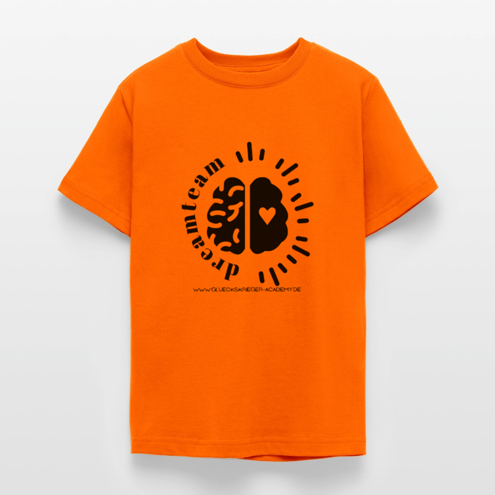 T-Shirt für Teens- dreamteam - orange