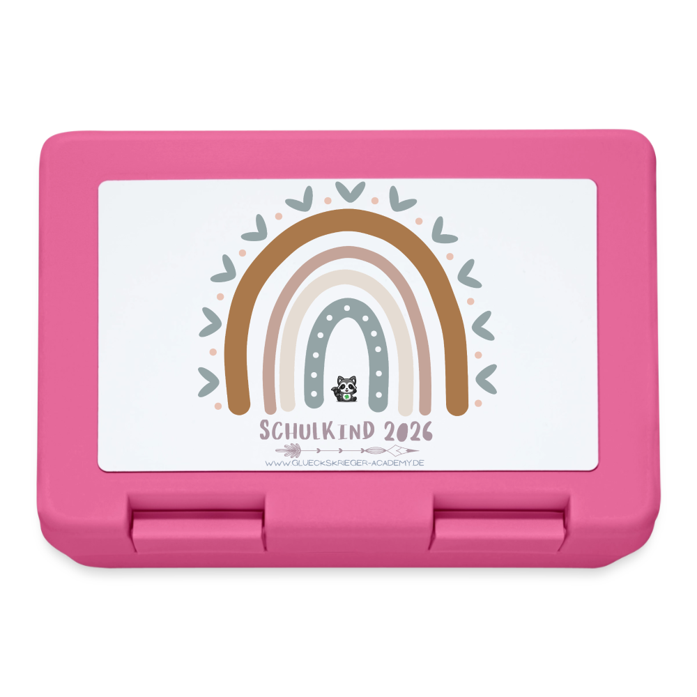 Kinder Lunchbox – Schulkind 2026 - pink