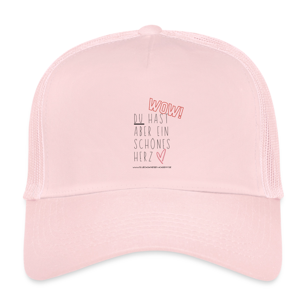 Kids’ Trucker Cap-Herz - pale pink