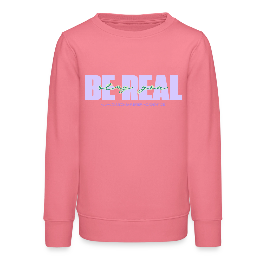 Glückskrieger Teens Pullover – BE REAL - pink joy 