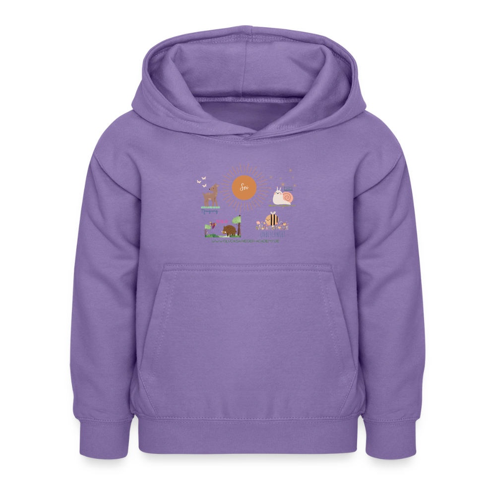 Glückskrieger Hoodie – Stark & Mutig - lavender
