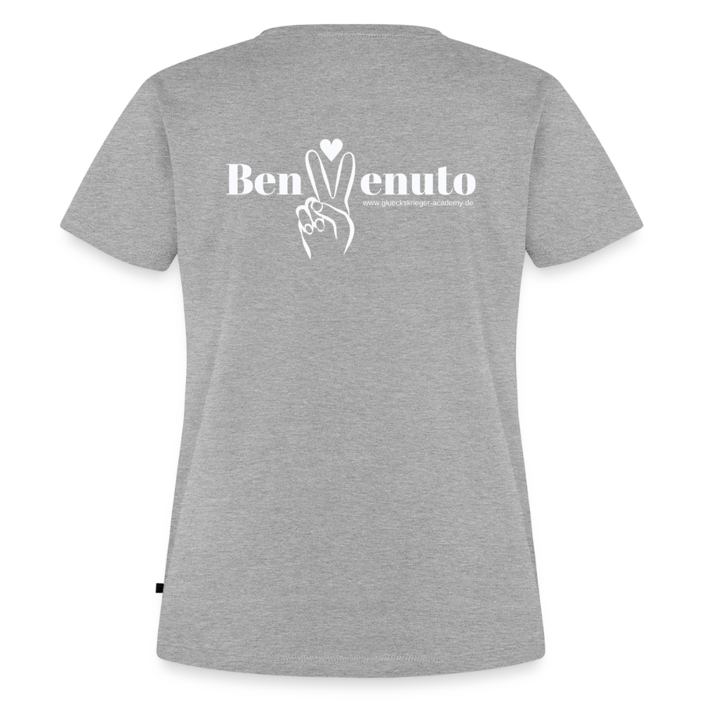 Damen Shirt 2- Benvenuto - heather grey