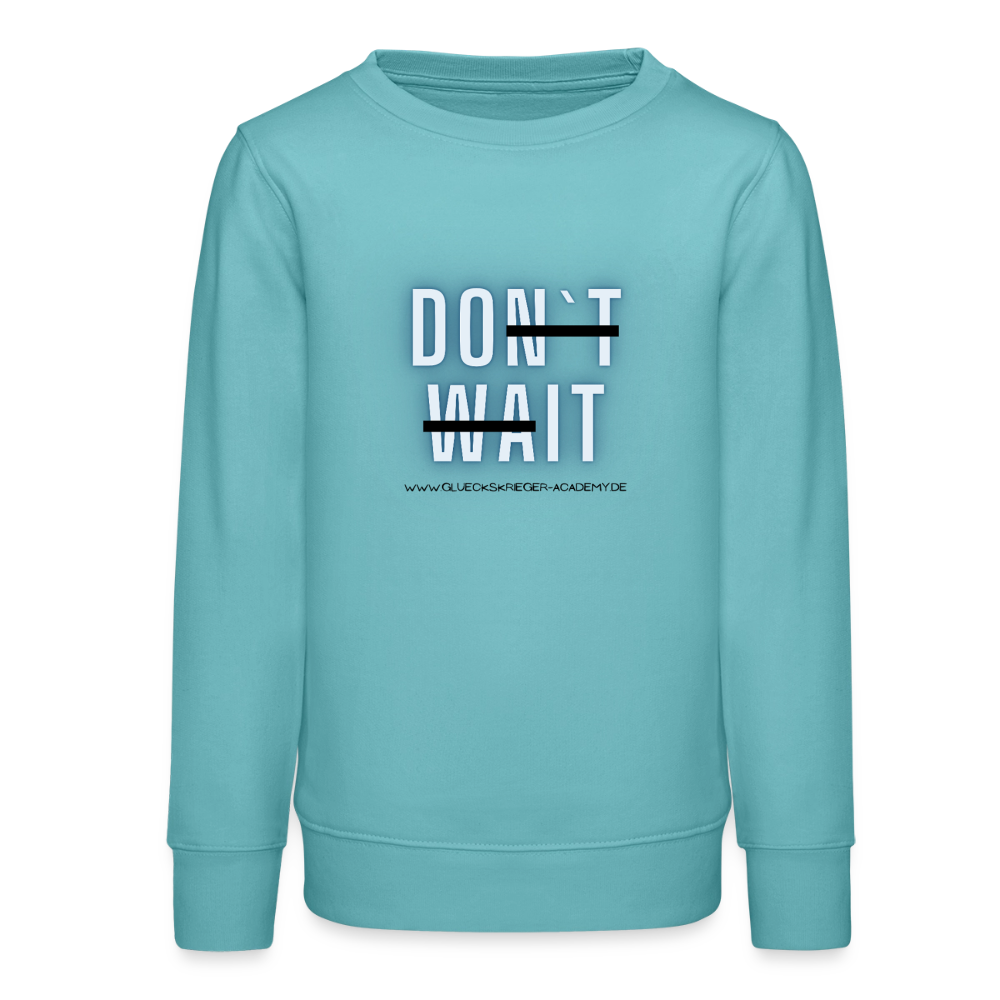 Glückskrieger Teens Pullover – Do it - pastel turquoise
