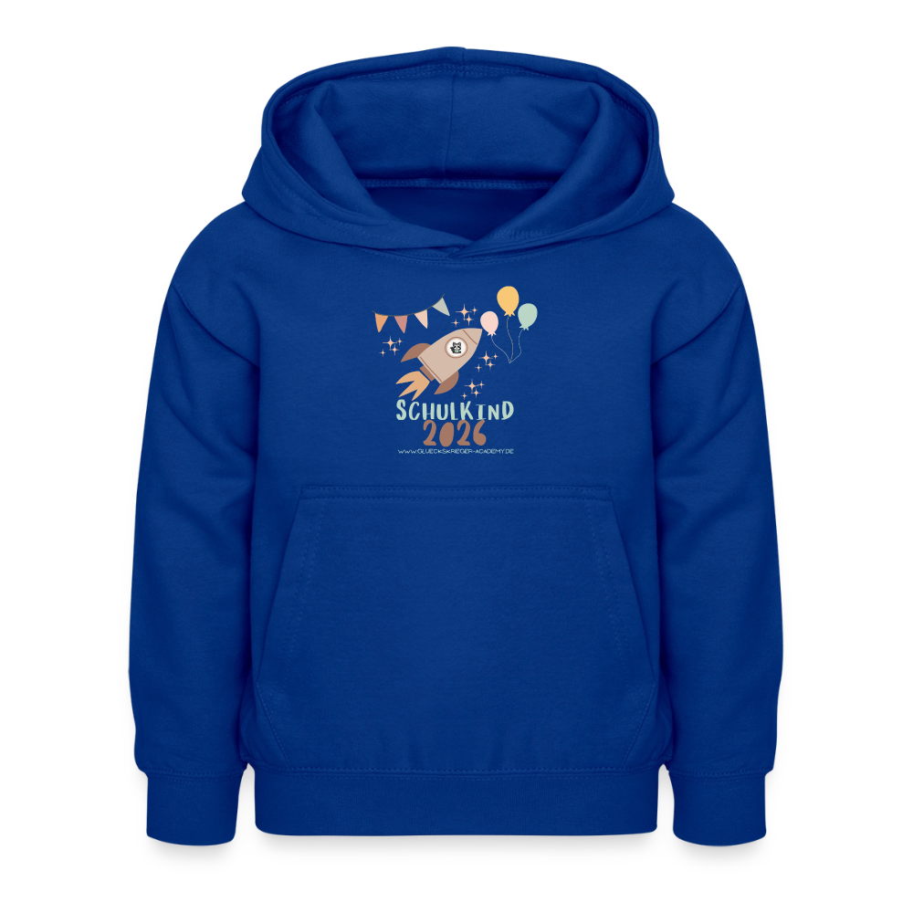 Glückskrieger Hoodie – Schulkind 2026 - bright royal
