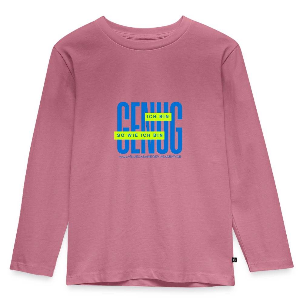 Langarmshirt für kleine Glückskrieger - mauve